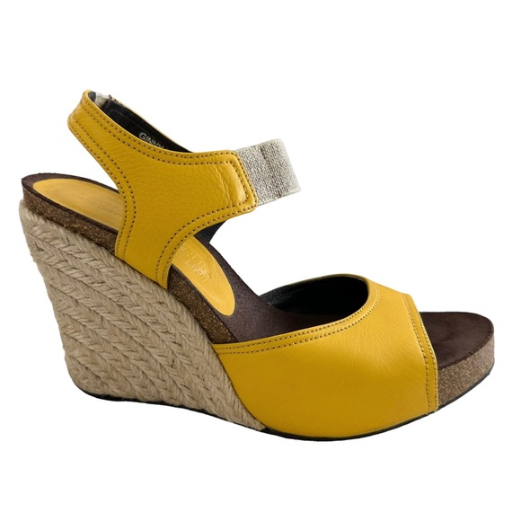 Donald J Pliner Ginny Espadrille Cork Wedge Sandals Size 7M - Picture 3 of 16